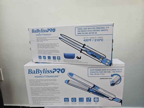 BabylissPRO Enderezadora iónica Nano Titanium